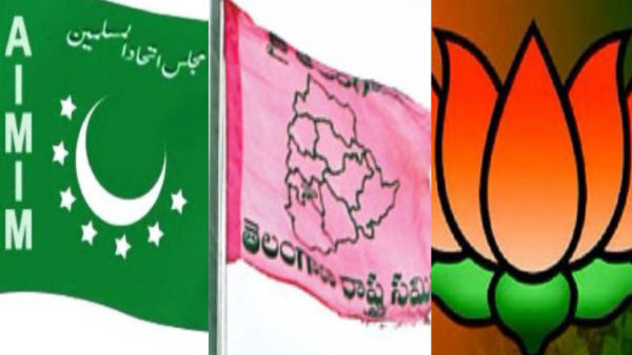Telangana politics: Are MIM, TRS, BJP joining hands against Congress? | The Siasat Daily - Archive