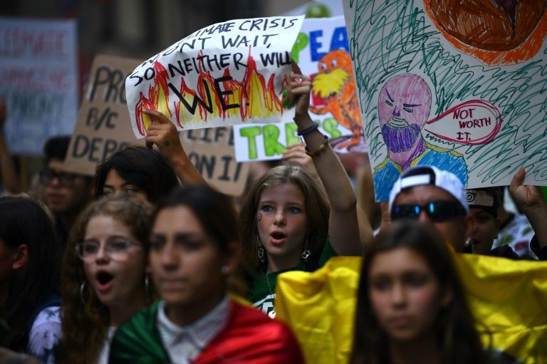 'Millions' protest in youth-led global climate strike