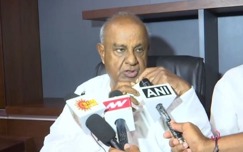 K'taka: HD Deve Gowda rules out alliance with Congress in assembly by-polls