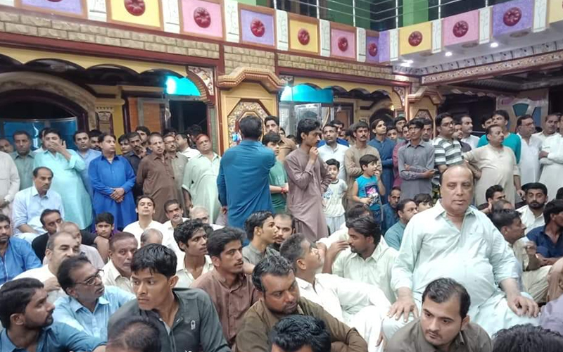 Locals guard Hindus, temple after principal accused of blasphemy