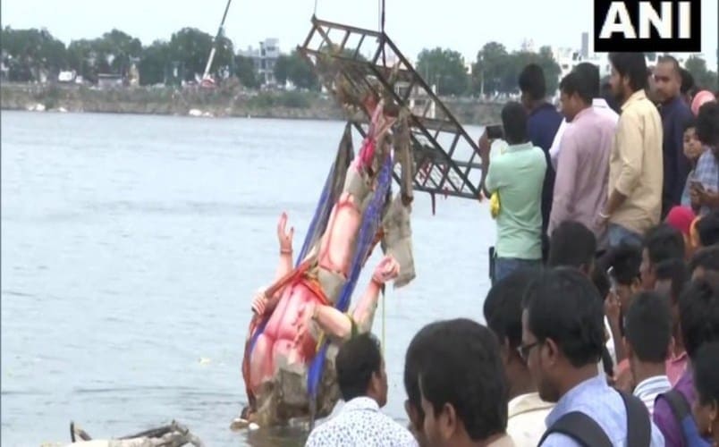 Ganesh immersion in Hyderabad: Cleaning of lakes started