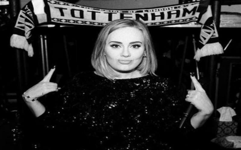 Adele shows off her slim figure at Drake's birthday party