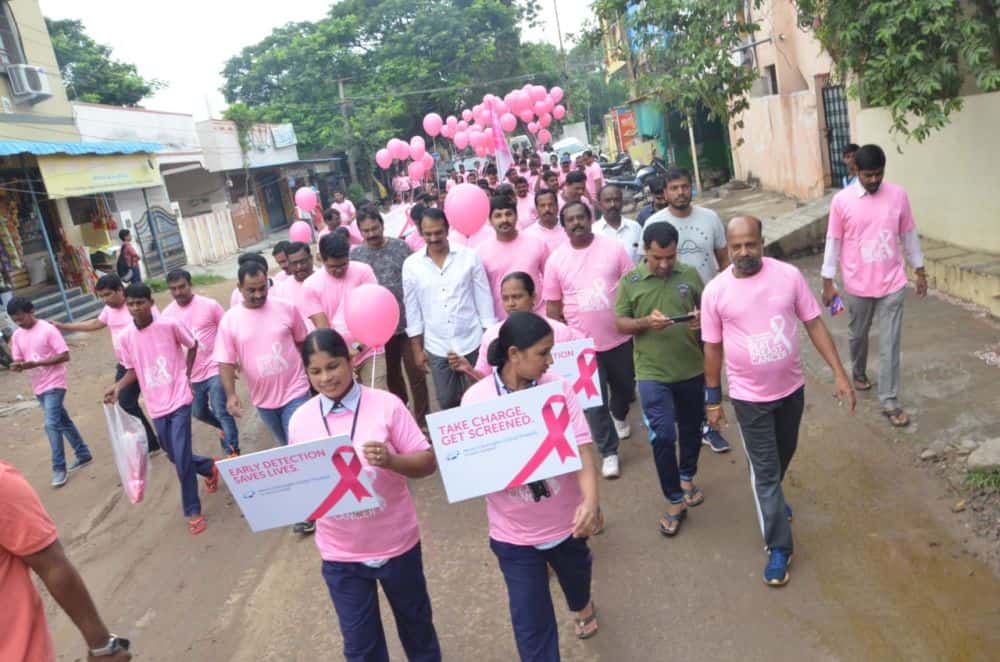 Hyderabad: Walkathon for breast cancer awareness