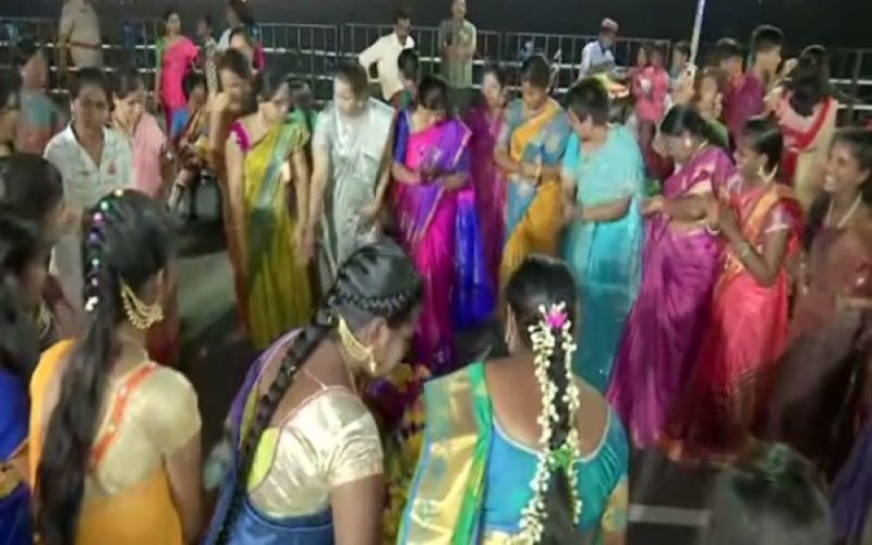 Telangana: Women celebrate Bathukamma in Hyderabad