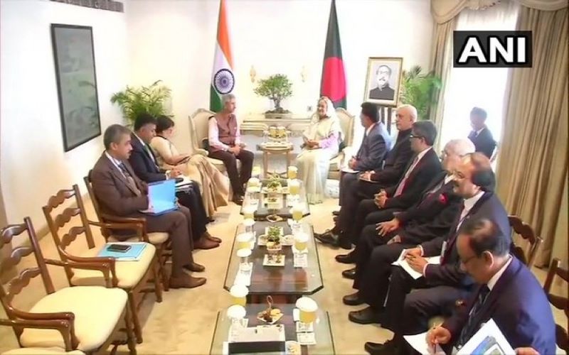 Jaishankar meets Bangladesh PM Sheikh Hasina