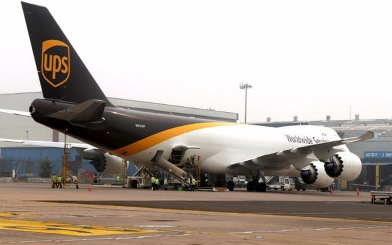 Delhi airport welcomes UPS' latest freighter aircraft