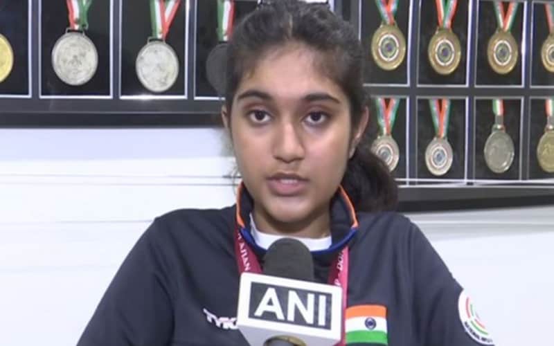Asian Shooting Championship: Hyderabadi girl wins 3 gold medals
