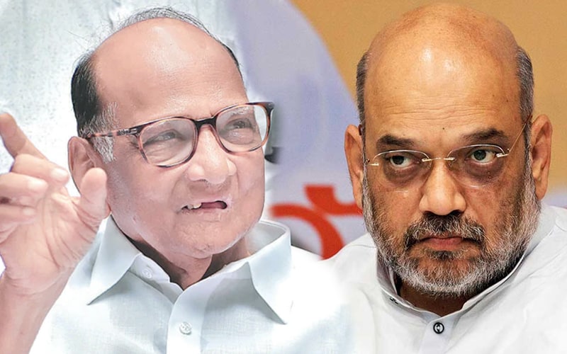 Pawar outsmarts 'Chanakya' of politics: NCP swipe at Amit Shah