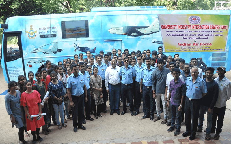 Air Force publicity exhibition drive vehicle reaches Hyderabad
