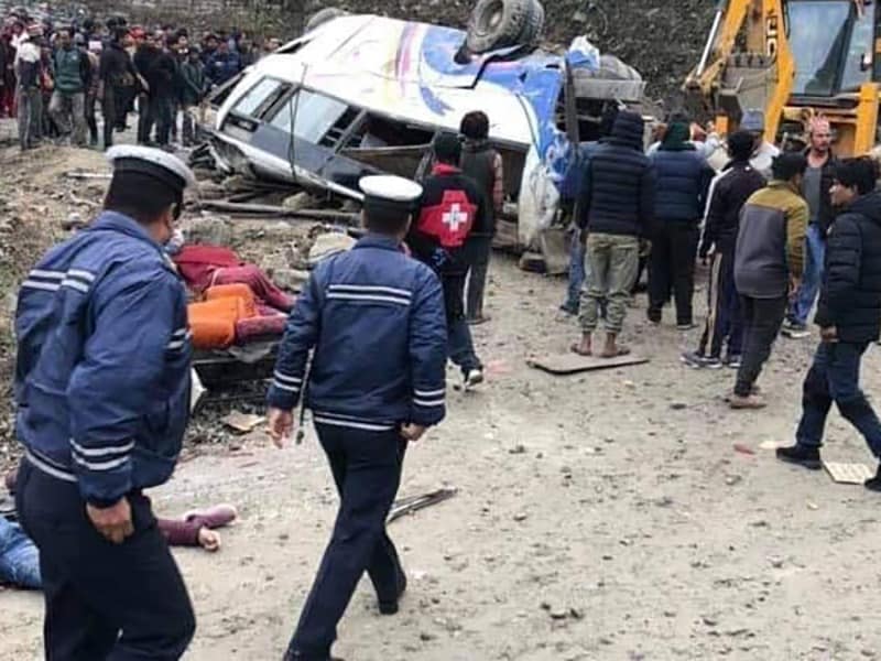 Nepal: Death toll in Sindhupalchok's bus accident rises to 14