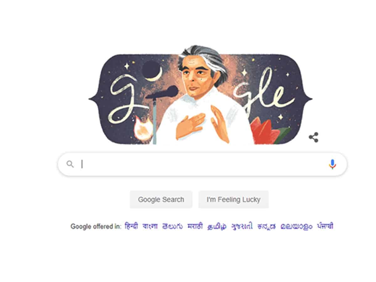 Google celebrates Urdu poet Kaifi Azmi’s 101st birthday