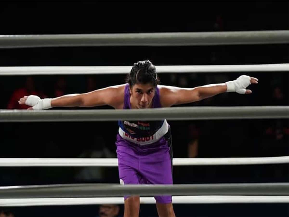 Champion Nikhat Zareen enters quarters