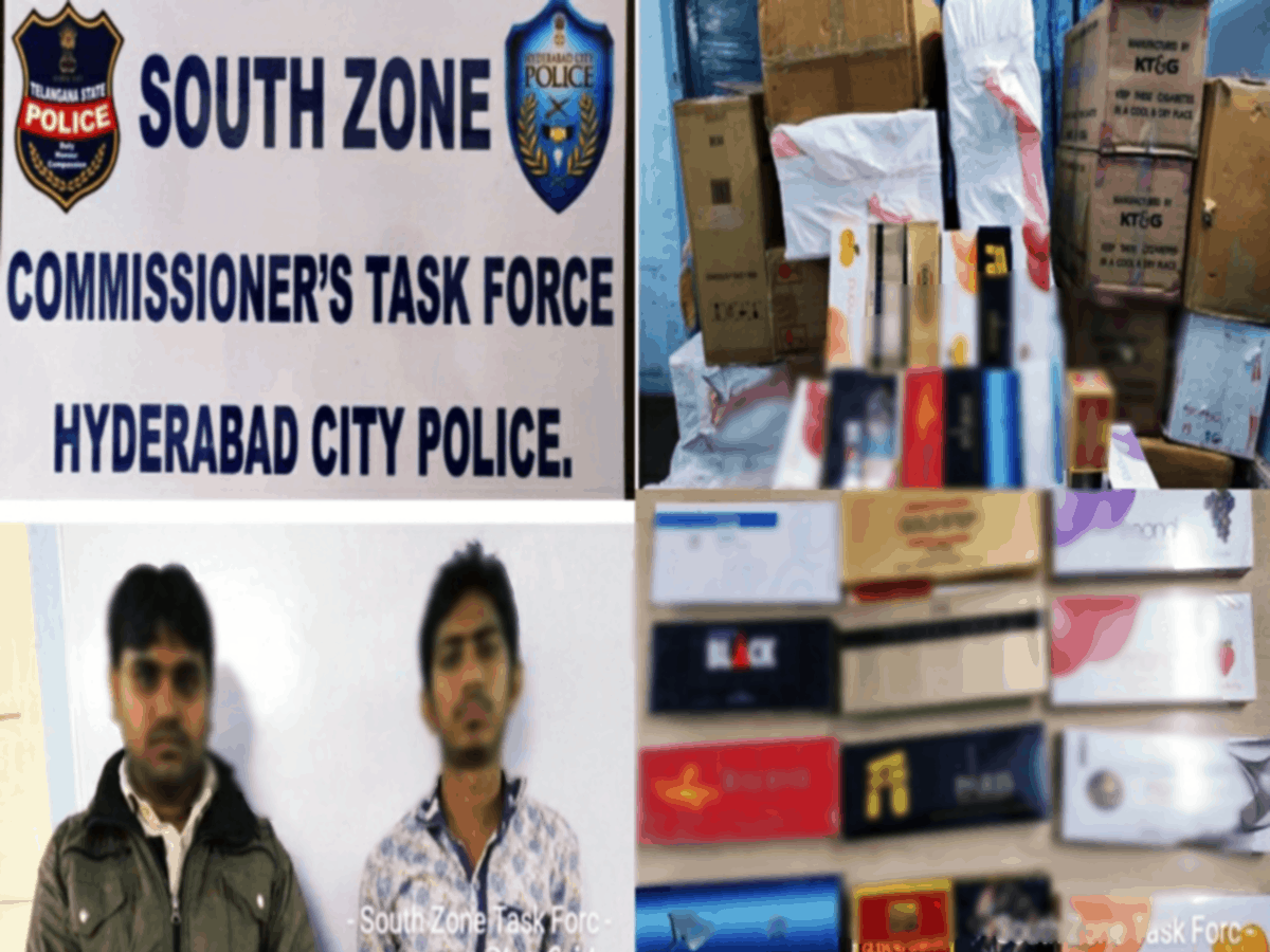 Hyderabad: Two held for illegal supply of cigarettes