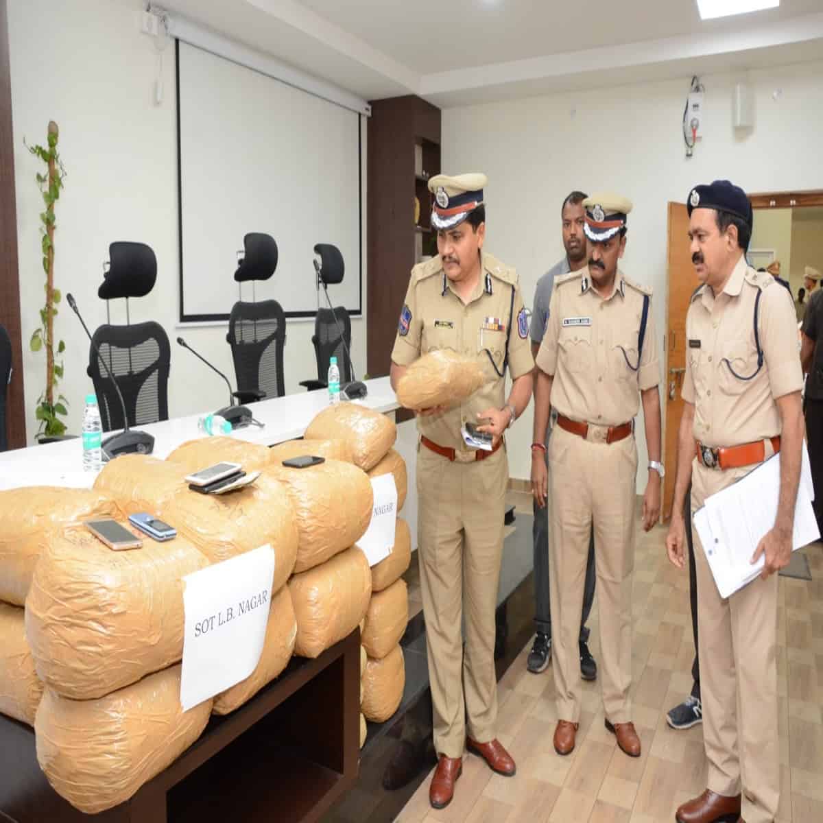 Ganja smuggling racket busted in Hyderabad