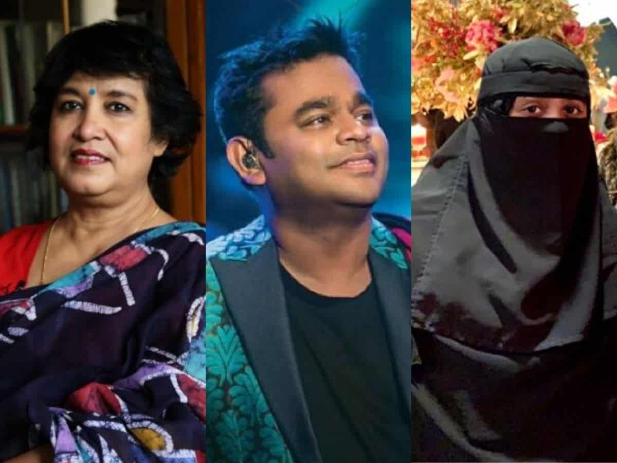 Taslima Nasreen trolls AR Rehman's daughter for wearing burqa