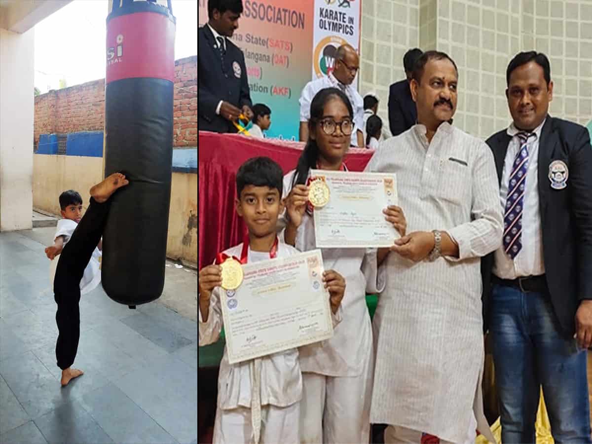 10-yr-old Hyderabadi boy wins TS Karate Championship 2020