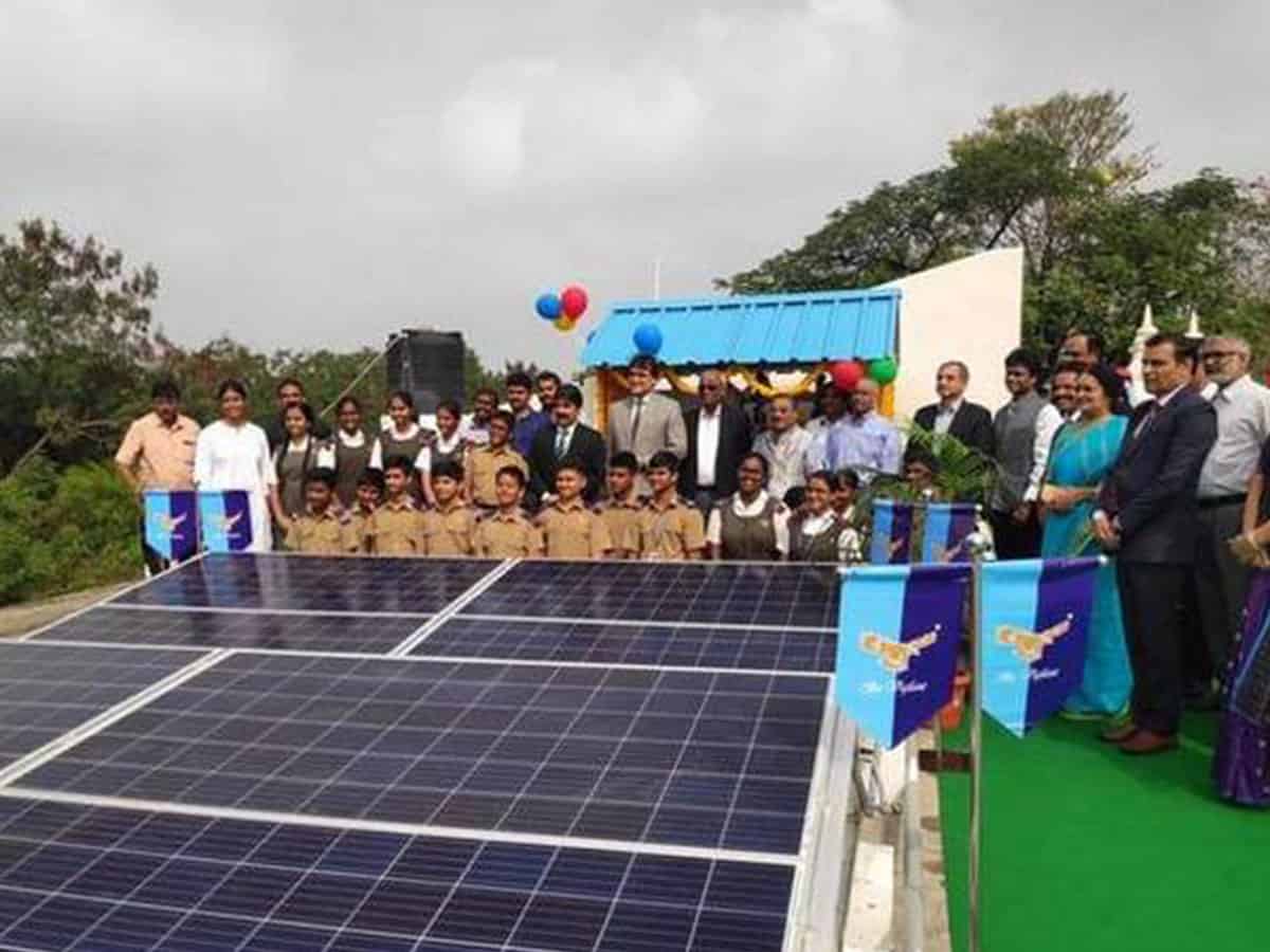 Hyderabad Public School installs 120 kW solar power plant