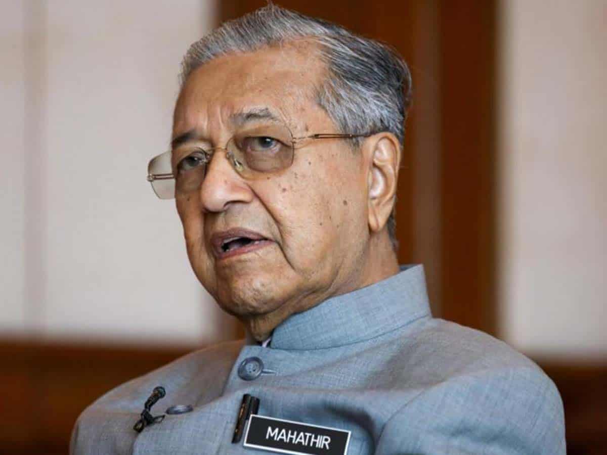 Mahathir Mohamed PM of Malaysia
