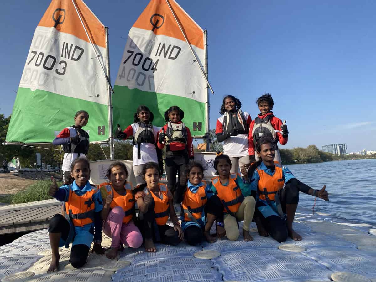 Two Telangana girls selected for World Sailing Championship