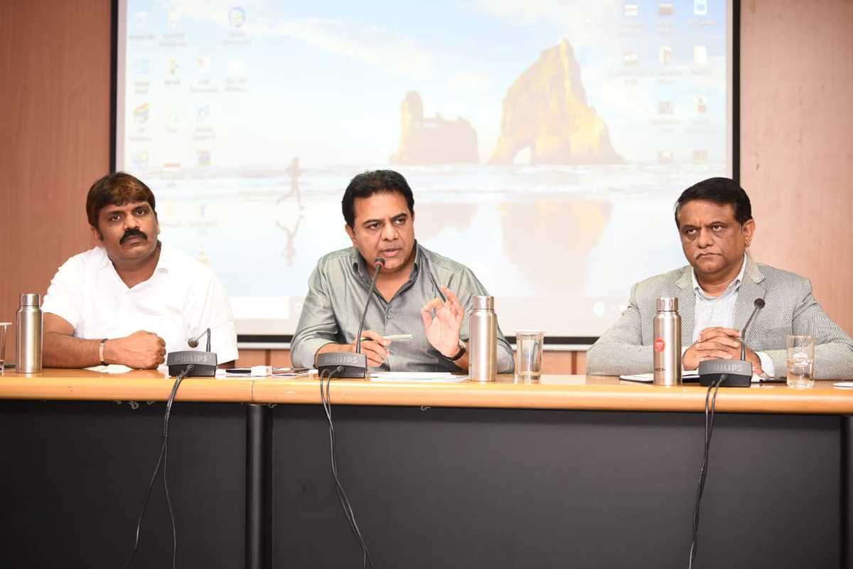 KTR instructs officials to tackle COVID-19 situation proactively