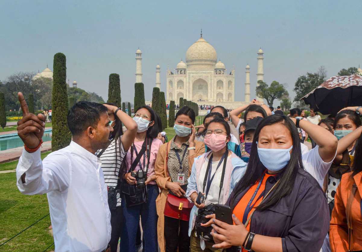 India allows foreign tourists as Covid cases decline