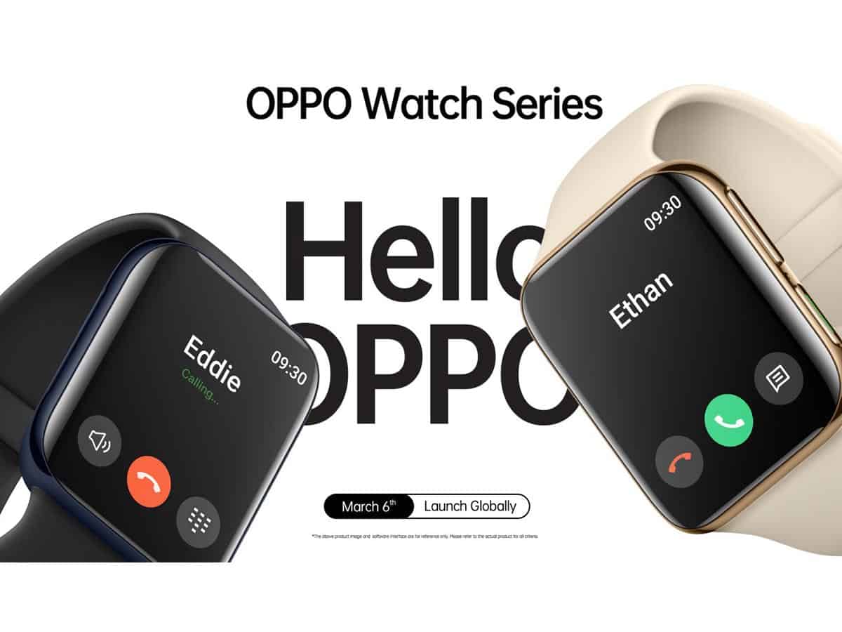 OPPO Unveils Smartwatch That Looks Just Like an Apple Watch