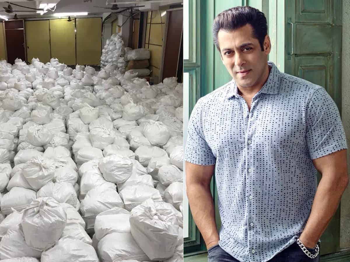 Salman Khan provides ration to daily wage workers