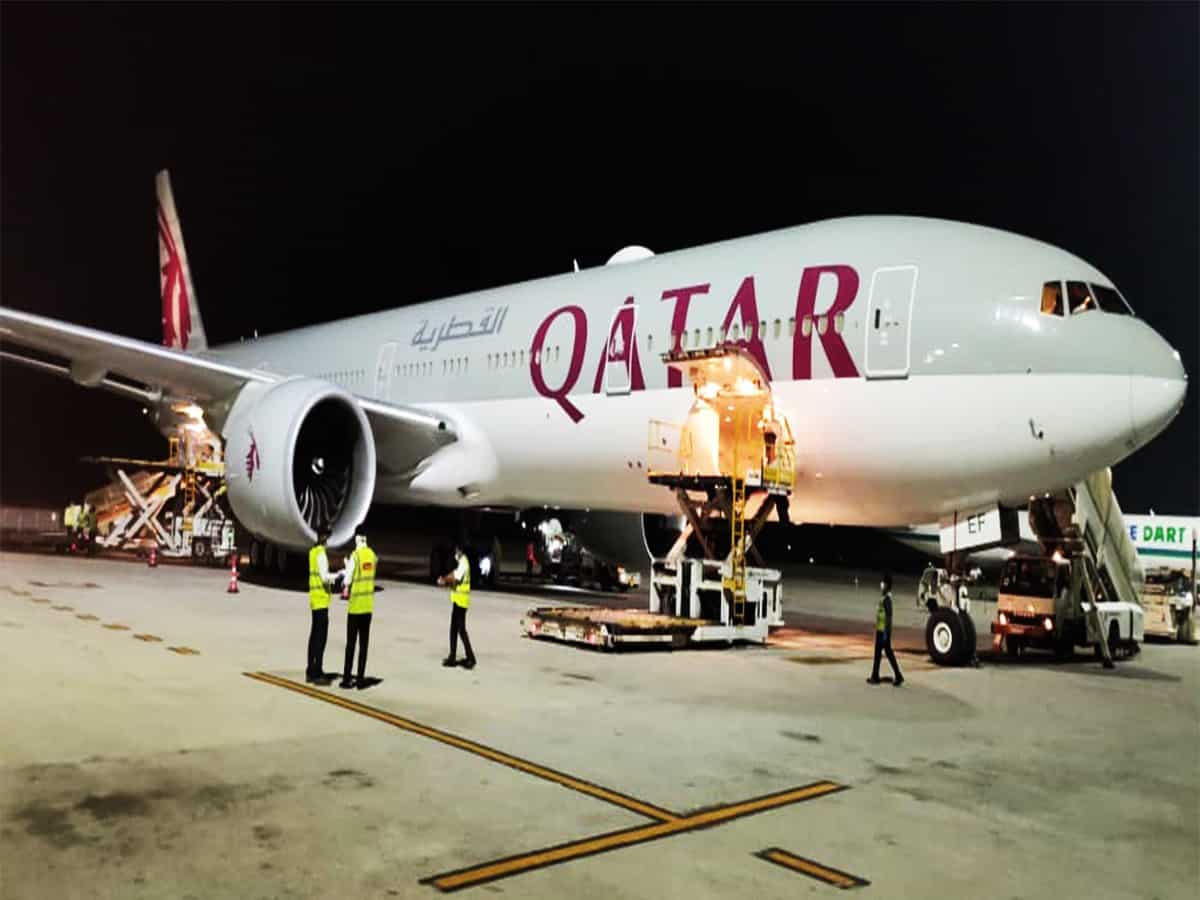 Hyderabad Air Cargo handles shipment of essential supplies