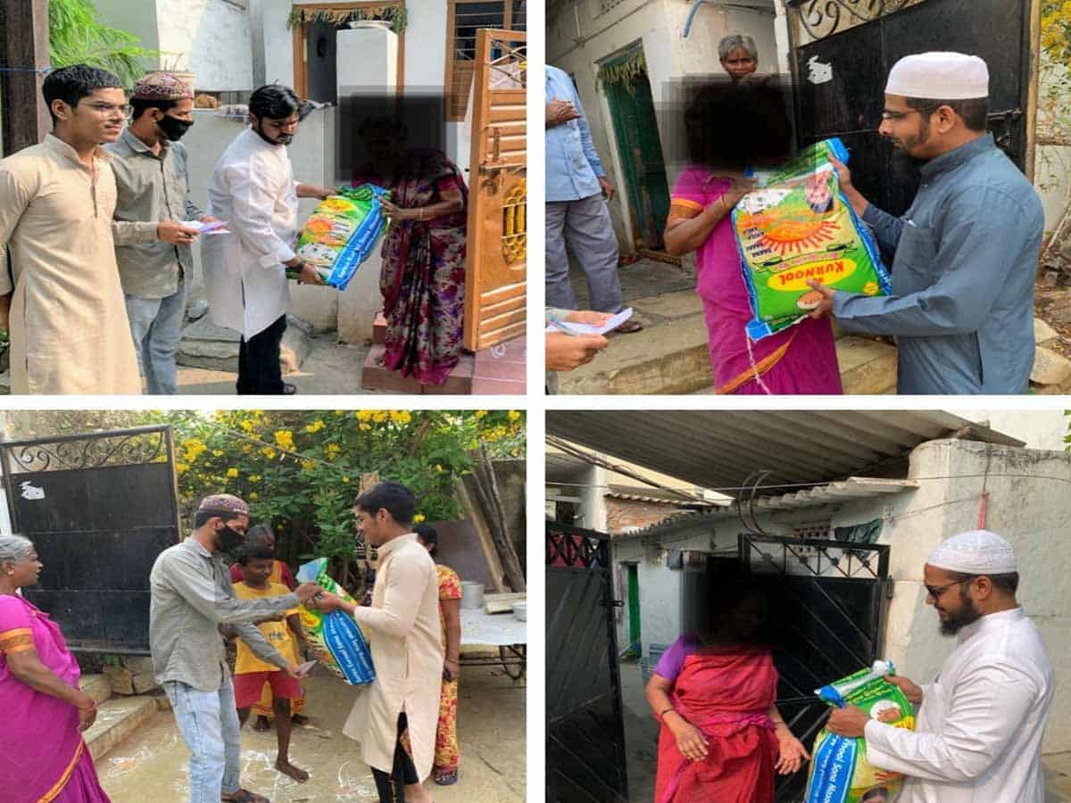 Hyderabadis supporting COVID-19 relief efforts