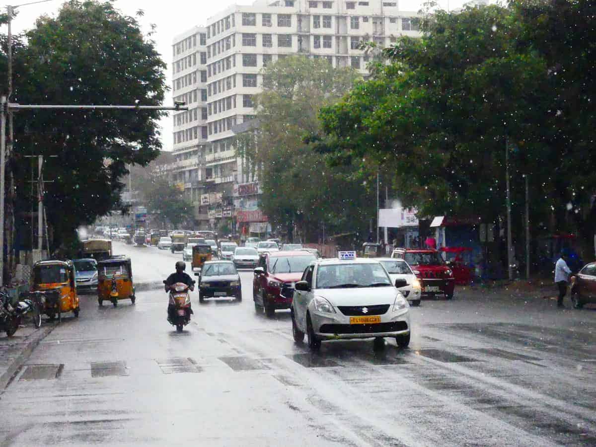 Rain predicted today in Hyderabad