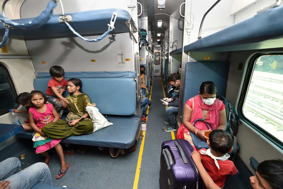Photos: Passenger train services resume