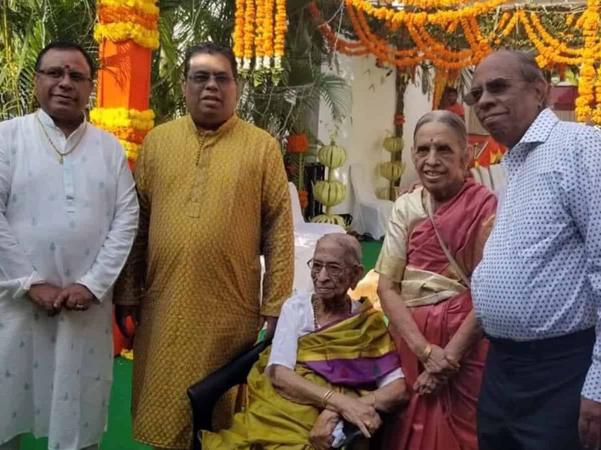 Rajyalakshmi, 100, is symbol of grit, determination and success