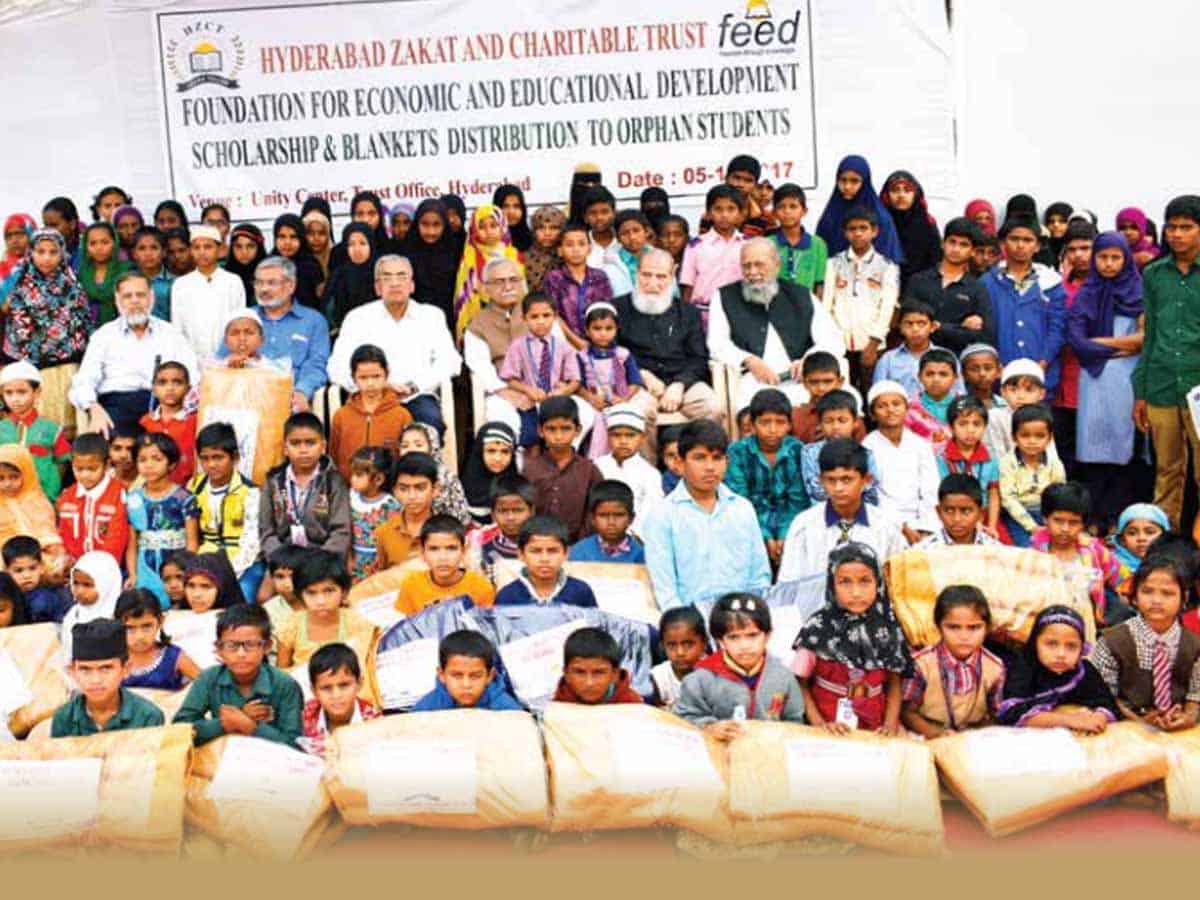 Hyderabad Zakat & Charitable Trust support for orphan students