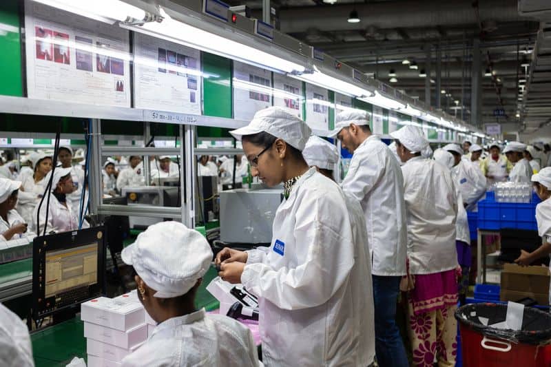 Foxconn India Factory Worker