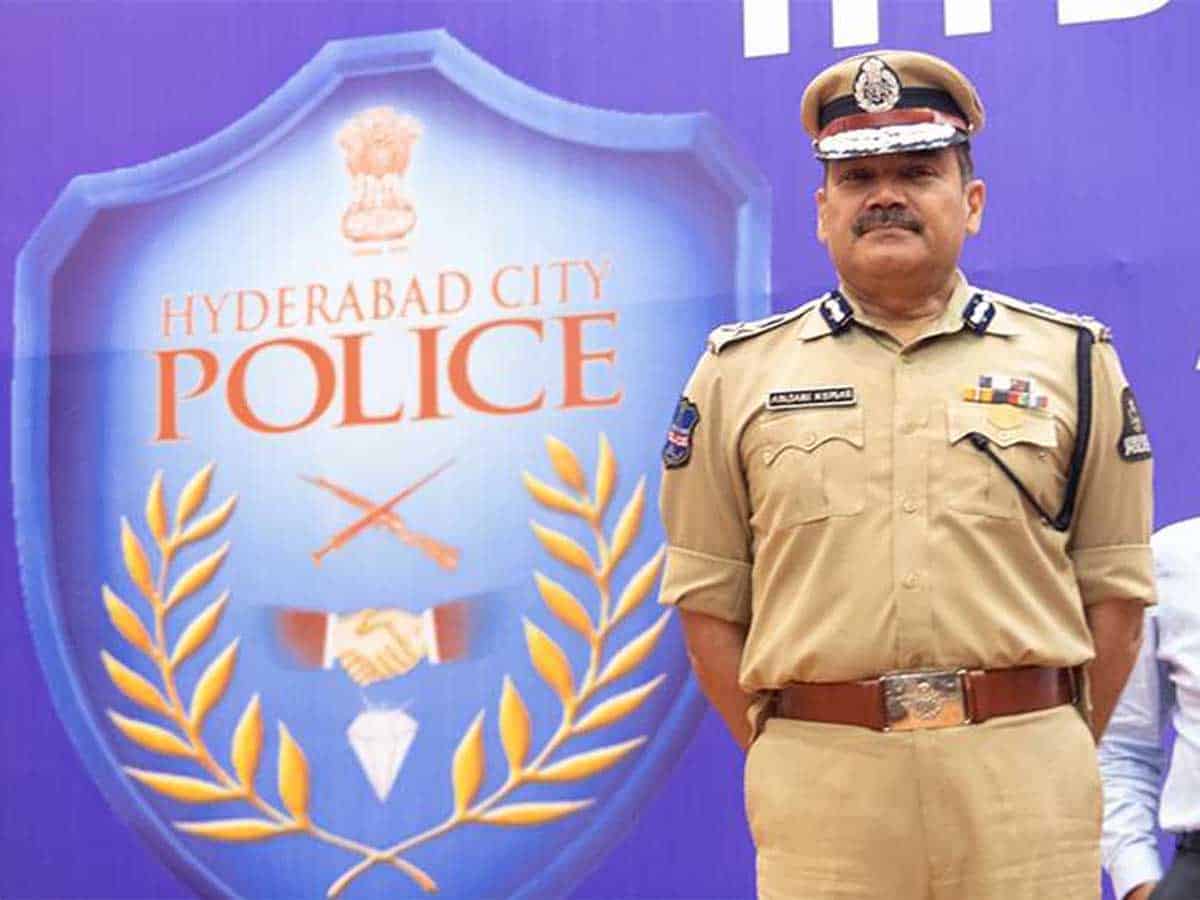 Hyderabad City Police Commissioner, Anjani Kumar. (siasat.com Photo: Mohammed Hussain)