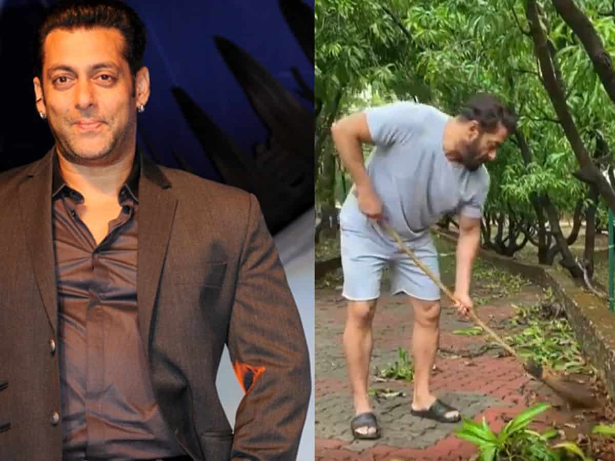 Watch: Salman Khan clean his Panvel farmhouse on World Env. Day