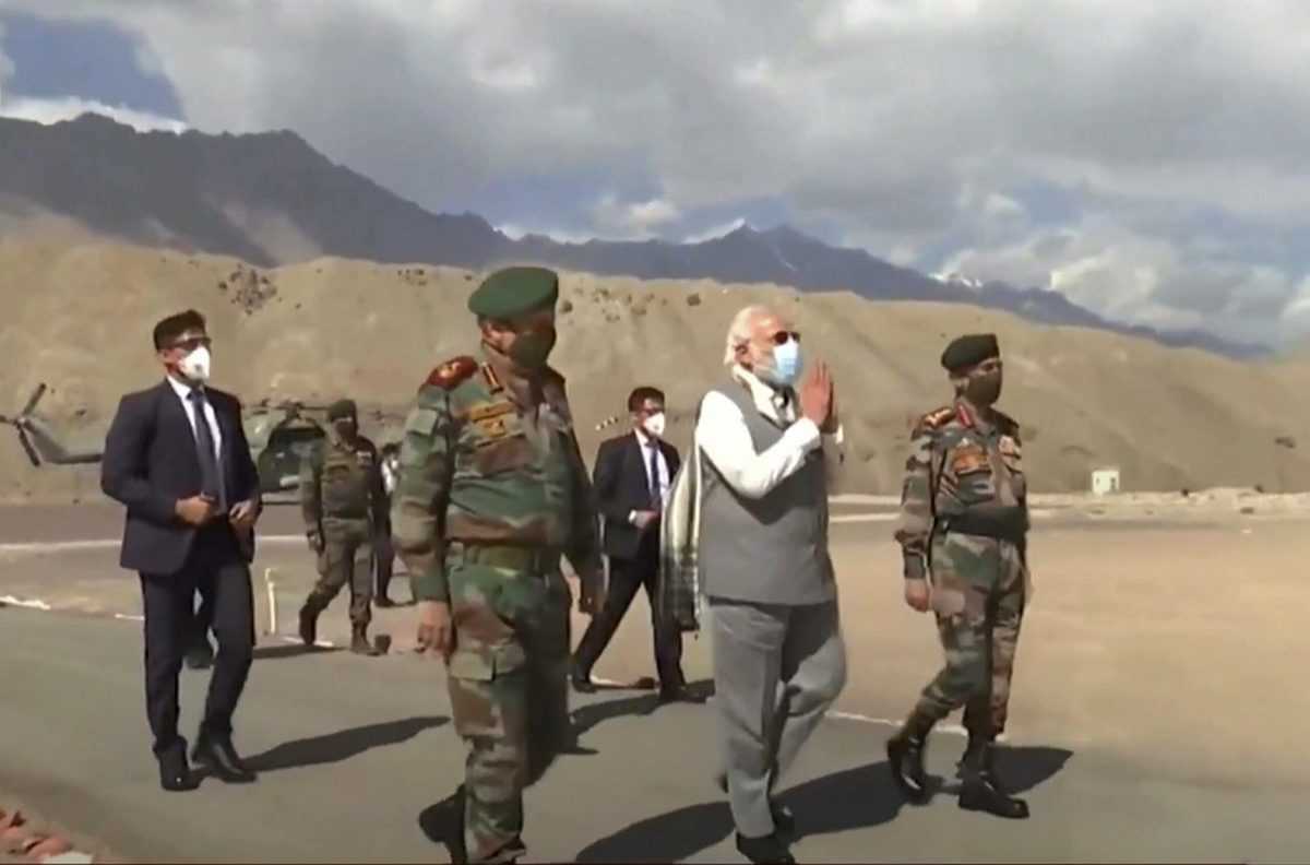 PM visits forward location in Ladakh amid tension with China