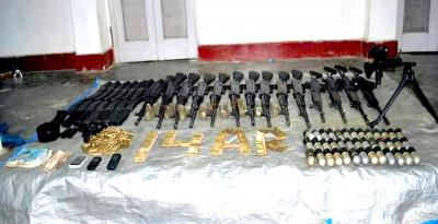 Sniper rifle, ammunition seized by Army in Kashmir
