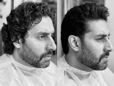 Abhishek Bachchan gets a haircut, says it's time to get back to work