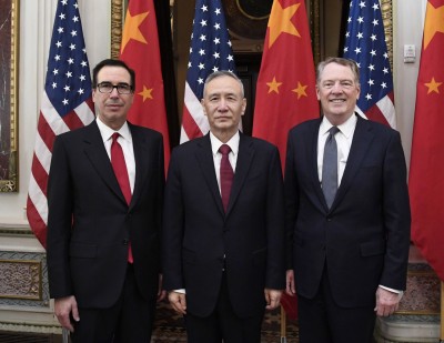 Chinese, US chief trade negotiators hold phone talks