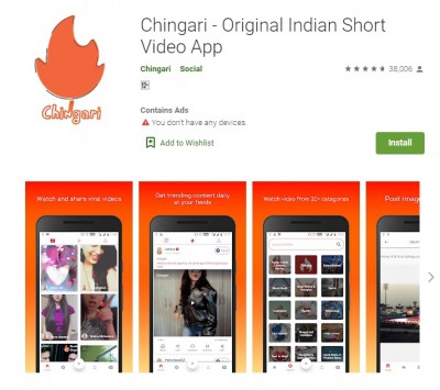 Desi app Chingari raises nearly Rs 10 crore in seed funding