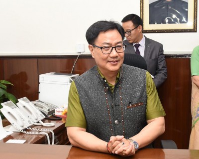 Eager to see real sporting action in near future: Rijiju