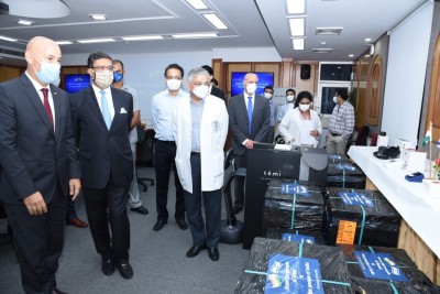 Israel shares ground-breaking technology with AIIMS to tackle Covid