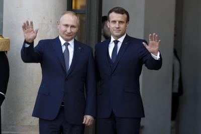 Putin, Macron discuss situation in Lebanon, Ukraine by phone