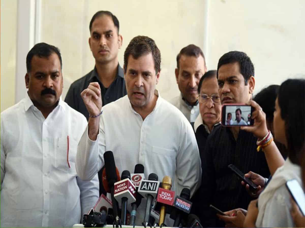 BJP has hold over WhatsApp: Rahul Gandhi