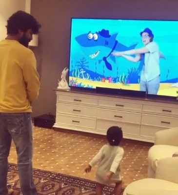 Ram Charan has a dance-off with toddler niece