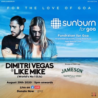 'Sunburn for Goa' online fundraiser for Covid-19