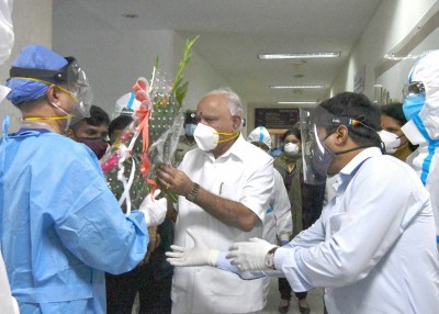 Yediyurappa to self-quarantine after discharging from hospital (Lead)