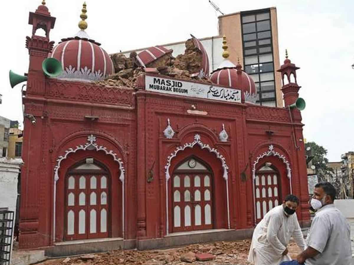 World Monuments Fund likely to help in restoration of Mubarak Begum mosque dome