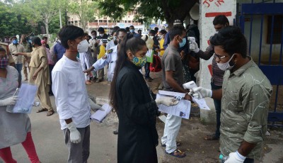50,000 students appear for NEET in Telangana